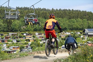 Bikepark Winterberg, on the Kappe mountain, 11 mountain bike downhill trails, in all levels of