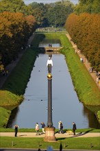 Historic baroque gardens in Kleve, from the 17th century, amphitheatre on the Springenberg,