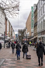 Galeria Kaufhof department stores' in the city centre of Gelsenkirchen, on Bahnhofstraße, is