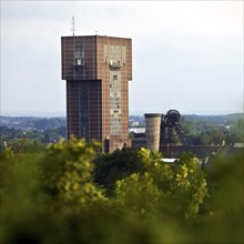 Hammerhead tower of Heinrich Robert colliery, Ost colliery, Hamm, Kissinger Höhe, Ruhr area, North