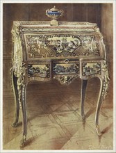 Furniture around the turn of the century 1900, Desk and toilet (1910, 1911), Escritoire a toilette