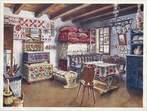 Furniture around the turn of the century 1900, Austro-Hungarian peasant furniture (1910, 1911),