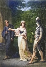 Twelfth night, or, what you will. Act IV. Scene III. Olivia's garden. Sebastian, Olivia and Priest.