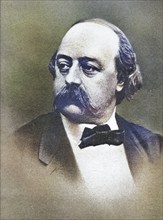 Gustave Flaubert, 1821-1880, French novelist. From the book The Masterpiece Library of Short