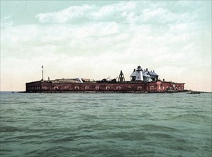 Fort Sumter, Charleston, South Carolina, United States of America, USA, digitally restored