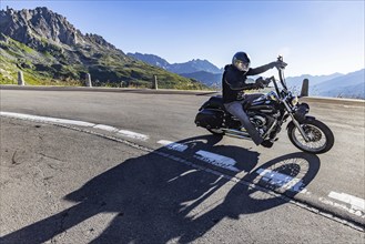 A favourite leisure activity for motorcyclists is a tour over winding Alpine passes. Furka Pass,