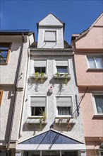 Scarce living space, narrow residential building, old building in the historic centre of Ulm,