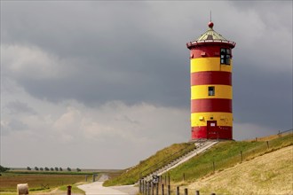 Pilsum Lighthouse, Pilsum, Krummhörn, East Frisia, Lower Saxony, Germany, Europe