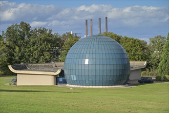 Planetarium, Uhlandweg, Wolfsburg, Lower Saxony, Germany, Europe