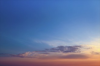 Dramatic sunset skies, cloudscape of rich color twilight sky. Sunset cloud background.