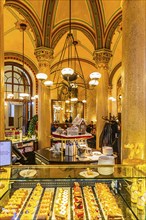 Selection of cakes at Cafe Central, Herrengasse, Vienna, Austria, Europe