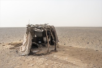 Nomad tent in the Sahara, Merzouga, Morocco, Africa