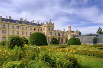 Eisgrub Castle, Lednice Castle, UNESCO, Morava, South Moravia, Moravia, Czech Republic, Europe