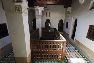 Morocco, Place Djemaa El Fna, Marrakech, Mosque Ben Youssef, Souks, Africa