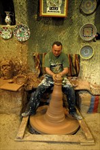 Potter, Pottery, Avanos, Cappadocia, Turkey, Asia