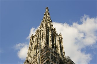 Ulm Cathedral, west tower, Cathedral of Our Lady in Ulm, Gothic architectural style, sacred