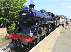 Heritage steam railway, Cromer station, North Norfolk Railway, England, UK, The North Norfolkman