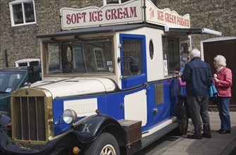 Asquith ice cream van vehicle in Ely, Cambridgeshire, England, United Kingdom, Europe