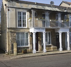 Historic Milestone House, Yoxford, Suffolk, England, United Kingdom, Europe