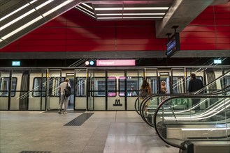 The metro, underground, light rail, in Copenhagen, 4 lines have been crossing the city since 2002,