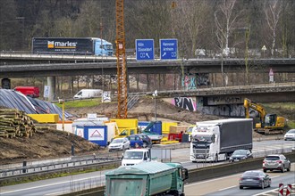 Duisburg-Kaiserberg motorway junction, complete reconstruction and new construction of the A3 and