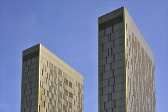 Office towers of the Court of Justice of the European Union, Kirchberg, Luxembourg, Europe