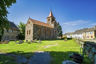 Schönefeld village church, Niedergörsdorf, Teltow-Fläming, Brandenburg, Germany, Europe