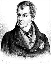 Portrait of Clemenz Wenzel Lothar Prince von Metternich, Austrian diplomat, foreign minister and