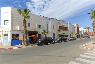 Cinema Art Deco architecture Spanish colonial building, Sidi Ifni, Morocco, North Africa, Africa