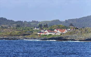 Harbour in HAUGESUND, North Sea in Rogaland County, Åkrafjord, Norway, Europe