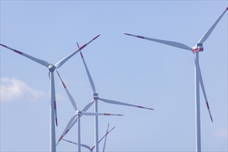 Hochheim wind farm, Wangenheim, Thuringia, Germany, Europe