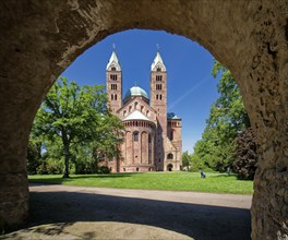 Imperial Cathedral, Speyer Cathedral, east side, Speyer, Rhineland-Palatinate, Germany, Europe