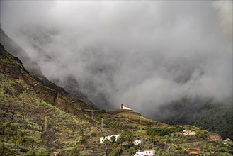 The church Iglesia de San Antonio de Padua in Valle Gran Rey, La Gomera, Canary Islands, Spain,