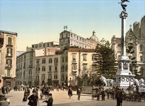 Piazza von Martiri (i.e. Piazza dei Martiri), Neapel, Italien / Piazza of Martiri (i.e. Piazza dei