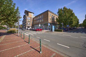 Deutsche Bank at the intersection of Wilhelmstraße and Friedrichstraße in Wesel, Lower Rhine,