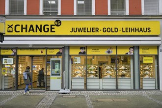 ExChange Jeweller, Gold, Pawnshop, Wilmersdorfer Straße, Charlottenburg, Berlin, Germany, Europe