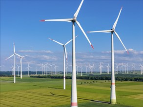 Wind farm north-east of Bad Wünnenberg, Ostwestfalen-Lippe, Paderborn district, North