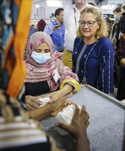 Svenja Schulze (SPD), Federal Minister for Economic Cooperation and Development, visiting Anwar