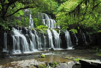 Purakaunui Falls, Catlins Forest Park, Otago, South Island New Zealand, Parakaunui Falls, Otago,