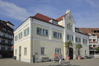 Tourist information and pedestrian, tourist office, tourist info, Langenargen, Obersee, Lake