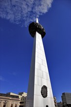 Bucharest, in the centre, a column at Piata Libetati in memory of the victims of the revolution,