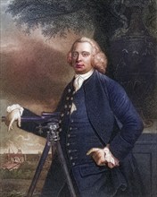 James Brindley, 1716-1772 English pioneer of canal building From the book Gallery of Portraits,