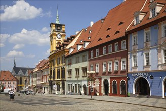 Market square and centre of Cheb, Cheb, Egerland, Czech Republic, Czech Republic, Europe