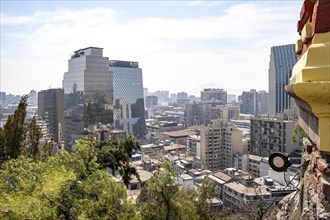 Santa Lucia Hill, Santiago de Chile, Chile, South America