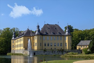 Dyck Castle, Jüchen, Lower Rhine, North Rhine-Westphalia, Germany, Europe