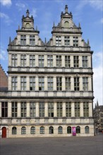 Historic town hall Stadhuis, side view, Ghent, Flanders, Belgium, Europe