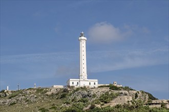 Faro di Leuca, Santa Maria di Leuca lighthouse, Leuca, province of Lecce, Apulia, Italy, Europe