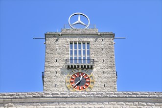 Station tower, main railway station in Stuttgart, Baden-Württemberg, Germany, Europe