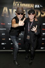 Rudi Schenker and Klaus Meine from the Scorpions at the Metal Hammer Awards 2024 in the Uber Eats