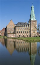 Historic moated castle, Renaissance Raesfeld Castle, Freiheit Raesfeld, Münsterland